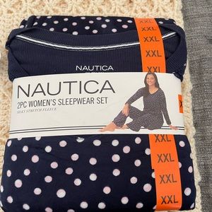 Nautica 2pc Womens Sleepwear Set Sz XXL NWT